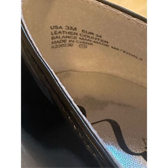 Nina Kids Pegasus size 3 black glossy ballet flats - Picture 6 of 6